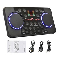 ★Ready Stock Fast Shipping★V300 Pro Live Sound Card 10 Kinds of Sound Effects 4.0 Audio Interface Mixer for DJ Music Studio Recording Karaoke