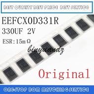 10pcs Eef-Cx0D331R Eefcx0D331R 330uf 2v 2.5v Tantalum Polymer Capacitors