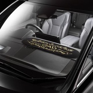 日本 DAD 汽車用蔓藤花紋豪華刺繡表台墊表面墊 錶台墊 黑色金字