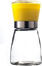 Salt And Peppercorn Shakers Refillable Salt And Pepper Mills Grinder with Ceramic Grinder Adjustable Coarseness Ceramic Grinder Utensils for A Tidier Kitchen (Color : Yellow)