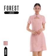 Forest Cheongsam Perempuan | Forest Ladies CNY Cheongsam Short Sleeve Dress - 885132