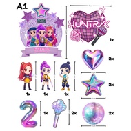 Demon Hunters KPop Topper Demon Hunters KPop Cake Decoration/ Demon Hunter KPOP Topper/ Demon Hunter