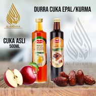 Cuka Epal / Kurma Asli | Durra l Vinegar Apple / Dates | Durra | Premium Quality | Glass bottle |500ml