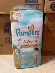 Pampers L 拉拉褲 48片