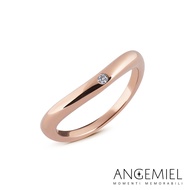 Angemiel Fortuna Real Diamond Ring/Tail Ring Throbbing (Rose Gold)