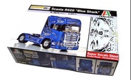 伊達雷利貨櫃車模型拖頭 ITALERI 1/24 Scania R620 Blue Shark 3873 T3873