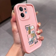 Case For VIVO V60 5G V60E T4 Pro 5G Phone Round And Fat Number Soft Cloth Jacket