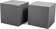 Acouuspanel Studio Pro Bass Trap Absorber, 2 Pieces, 295 x 295 x 295 mm, High-Quality Acoustic Foam 