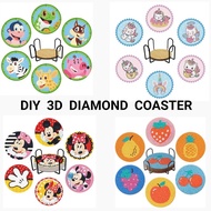3D Set Diamond Painting Coaster DIY Handicraft Coaster TP2