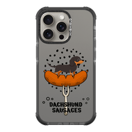 HI-SHIELD Stylish เคสใสกันกระแทก iPhone รุ่น Dachshund [เคส iPhone15][เคส iPhone 14]