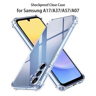 Shockproof Thick Transparent Case For Samsung A17 A37 A57 A07 TPU Clear Case Samsung Galaxy A17 A37 