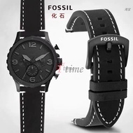 Matte Genuine Leather Strap18mm 20mm 22mm 24mm Quick Release Bracelet for Fossil FS4656 FS4682 FS558