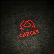 HF Totem Car Sticker Twelve Constellations Cancer Reflective Waterproof Sun Protection