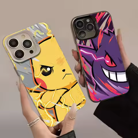 P-Pokemon Gengars P-Pikachu Case for Xiaomi Redmi Note 14 13 12 11 10 9 8 Pro Plus 14S 12S 11S 10S 9