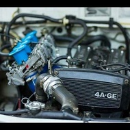 Stickers TOYOTA 4AGE and 4A-FE engine mounting cover