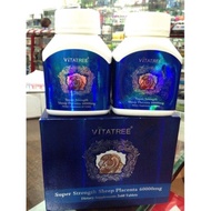 [Nhà thuốᴄ 9523]-Viên Uống Nhau Thai Cừu Sheep Placenta 60.000mg Vitatree Giúp Đẹp Da Chống Lão Hóa-