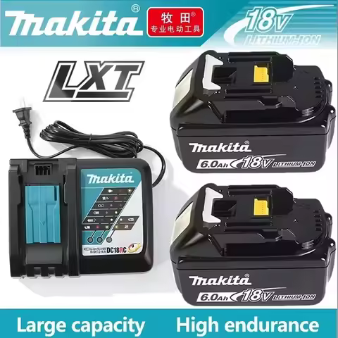 100% Original Makita battery,18V 6.0Ah rechargeable battery, replacing Makita DDF487 L1840B L1850B L