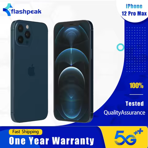 Original Apple iPhone 12 Pro Max 5G Mobile Phone Face ID Unlocked IOS 6.7" Display 128GB/256GB NFCCe