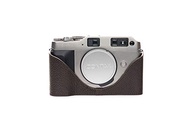 Contax G1 Case, BolinUS Handmade Genuine Real Leather Half Camera Case Bag Cover for Contax G1 Camer