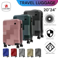 YTG Abs Hardshell Lightweight Carry On Suitcase Luggage beg bagasi 2in1/16 Inch/20 Inch/24 Inch Read
