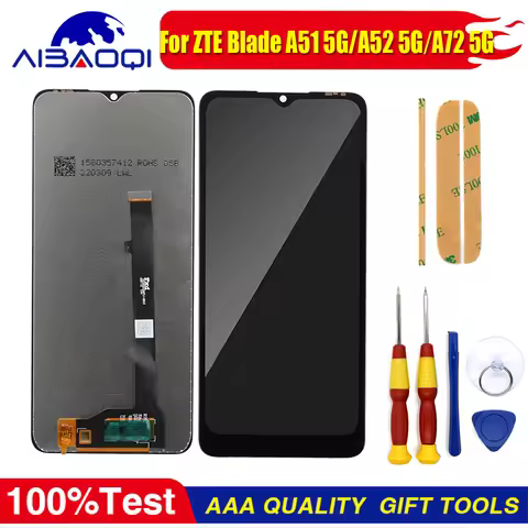 New Original Touch Screen For ZTE Blade A51 5G A52 5G A72 5G Phone LCD Display Replacement Parts + D