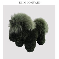 หมอนอิงสัตว์น่ารักสีเขียว Pure Wool Almaty Green Horse Pillow หมอนอิงขนสัตว์ หมอนอิงแบบทรงไม่เท่ากัน