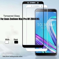 สำหรับ Asus Zenfone Max Pro (M1) ZB601KL ZB602KL กระจกเทมเปอร์เต็มรูปแบบปกป้องหน้าจอสำหรับ Zenfone Max Pro M1 M2 ZB601KL ZB602KL ROG Phone 5 6 7 Zenfone 9 8 7 8FLIP ZS671KS ZS673KS ฟิล์มป้องกันการระเบิดกันกระแทก LCD HD สดใส9H