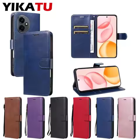 Magnetic Flip Wallet Leather Case For Huawei Honor X6A X6 5G X5B Plus 4G 90 Pro 70 Lite 9X 9S 9C 9A 