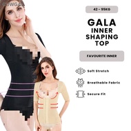 Korset Lengan Wanita S–3XL COWGAL Gala – Baju Dalam Shapewear Selesa & Ringan Short Sleeve Inner Sup