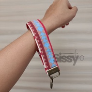 Handmade Premium Canvas Wristlet Key Fob for Coin Purse & Cellphone | Wrist Strap | Unisex Limited