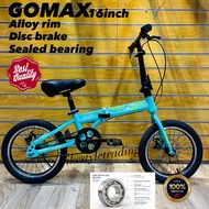 NEW MODEL GOMAX FOLDING BIKE 16inch/Basikal lipat/Foldable bike/Basikal dewasa/Basikal budak/Basikal