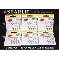 STARLIT COBRA JIGHEAD 10g/7g/5g