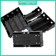 OMG Practical Battery Box 18650 Battery Case Holder with Pins DIY Battery Storage Box Suitable for Various Electronic De