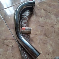 YAMAHA RX100 RX 100 MUFFLER EXHAUST CONNECTION NECK