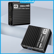 USB 3.0 Capture Card Video Capture Card 4K HDMI-Compatible Live Recorder Grabber Capturer Audio Vide