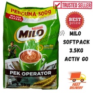 Serbuk MILO/MILO Powder (NEW PACK‼️)Nestle MILO ACTIV-GO SOFTPACK 3.5KG