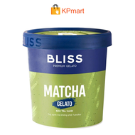 Kem trà xanh Bliss Premium Gelato Matcha 473ML