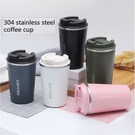 510ml 304 Stainless Steel Coffee Mug Car Thermos Mug Leak Proof Travel Thermos Cup Flask coffeecup