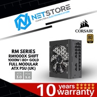 CORSAIR RM SERIES RM1000X SHIFT 1000W | 80+ GOLD FULL MODULAR ATX PSU (UK) ATX3.0 (PCIe5.0) POWER SU