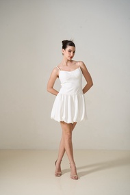 Whatagirlwants - Mabel Mini Dress – เดรสสั้นสายเดี่ยว กระโปรงทรงบอลลูน