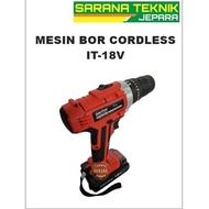 MESIN BOR TANGAN CAS / CORDLESS TEMBOK INOTEC IT-18V mdl maktec