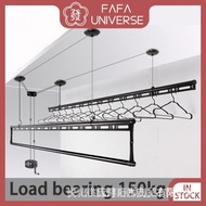 [kline]Balcony Lifting Clothes Hanger / drying rack / hanger dryer pole type laundry household balcony ceiling space saving / Elevating Drying Rac Balcony Hand-Cranking Double Pole