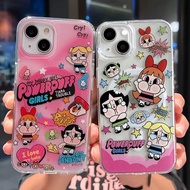 Cartoon crybaby girl transparent magnetic case for iPhone 11 12 13 14 15 16 Pro Max Plus acrylic mag