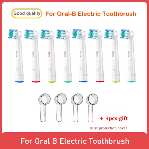 4/8/12Pcs Replacement Toothbrush Heads For Oral B Braun Electric Toothbrush Fit Advance Power/Pro He