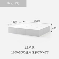 蝸居達人 - 180*200*40cm白色地台床