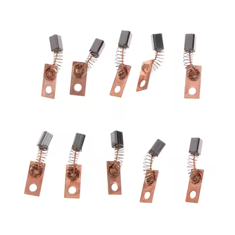 10pcs Electric Motor Carbon Brushes Replace Dental Grinding Machine Micromotor Handpiece 3X3X4.5MM