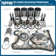 4JG2 Overhaul Rebuild Kit Fits for Isuzu 4JG2 4JG2T STD Engine With Piston Kit Ring Valve Bearing