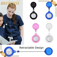 MEIGUII Pocket Watch Doctor/Nurse Quartz Clock Clip-on Fob Watch