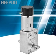 HEEPDD JGY-370 DC Worm Gear Motor  15mm Double Shaft Reduction Drive Unit with Encoder(DC12V 6RPM)