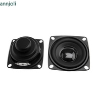 ANN Portable 53mm Square Speaker Component 4Ω Sensitivity Metal Subwoofer 4Ohm Sound Speaker Profess